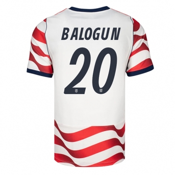 Billige Fotballdrakt Forente stater Folarin Balogun #20 Replika Hjemmedrakt VM 2026 Kortermet